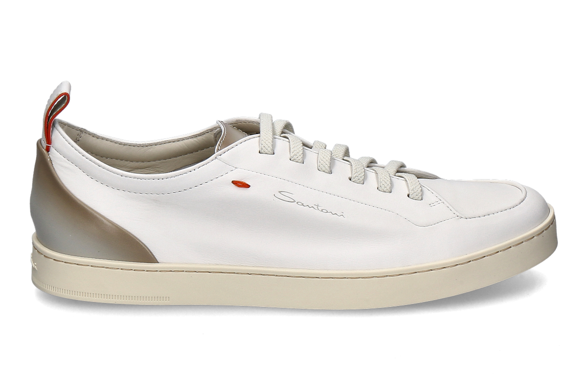 Santoni men's- sneaker MONTE CARLO- white