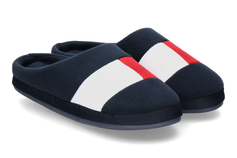 Tommy Hilfiger house shoes men FLAG HOMESLIPPER -dunkelblau