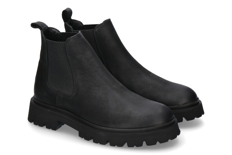 Copenhagen Chelsea Boot WAXED NABUC BLACK 