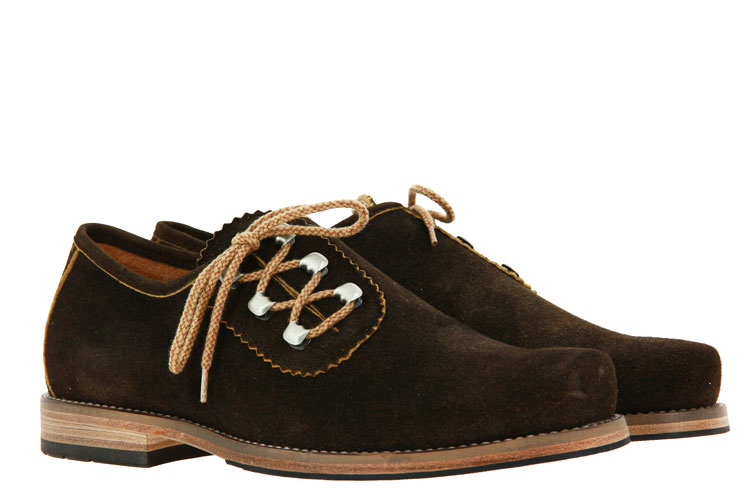dirndl + bua traditional lace-ups ANTIKBOCK MOOR