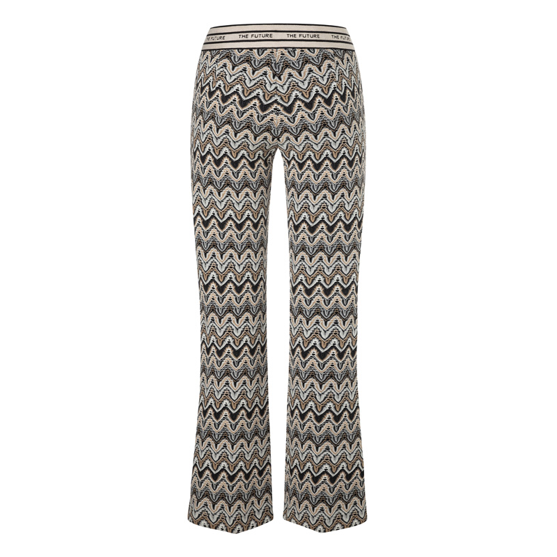 Cambio trousers RANEE EASY KICK NATURAL CROCHET ZIG ZAG