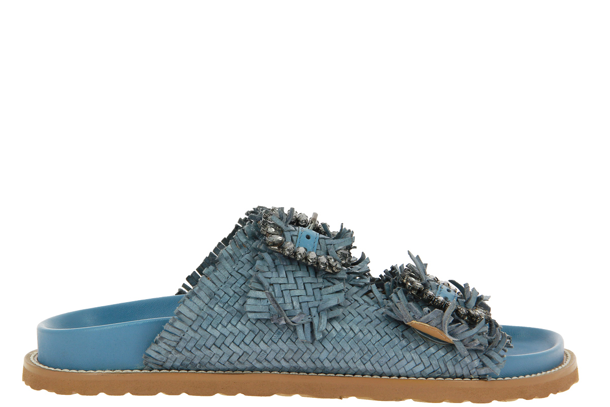 Coral Blue mules BLU