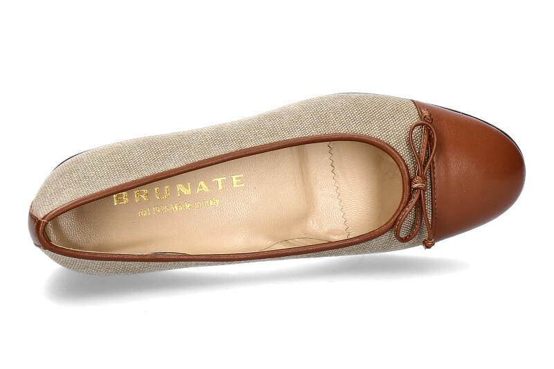 Brunate ballerina FLEX NAPPA CANVAS- brandy/kasbah