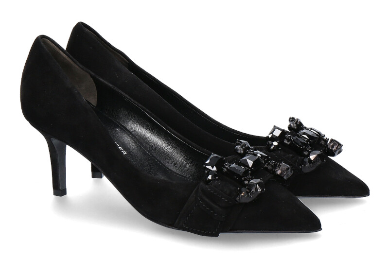 Kennel & Schmenger pumps ROME SAMTZIEGE LEDER SCHWARZ