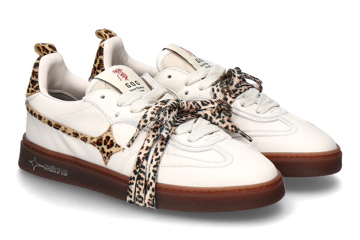 Garden of God women's sneaker EARTH LEA ANIMALIER- off-white/ animalier 
