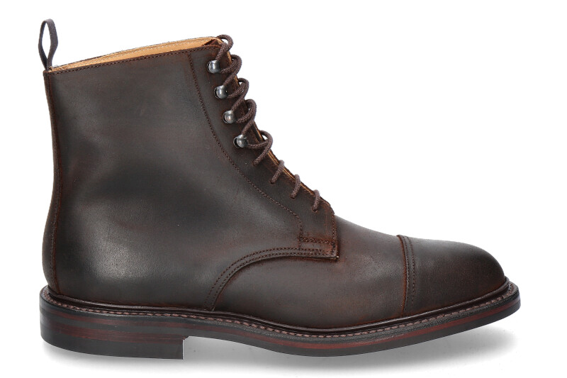 Crockett & Jones Derby- boots CONISTON ROUGH- OUT SUEDE- dunkelbraun