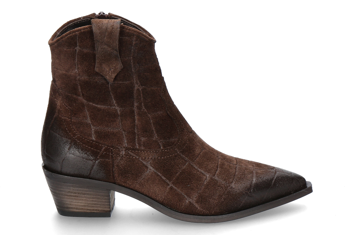 mimmù ankle boots COCCO- dark brown/ testa di moro