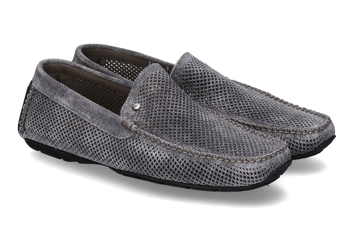 Aldo Bruè moccasin GULP CALF LEATHER METAL