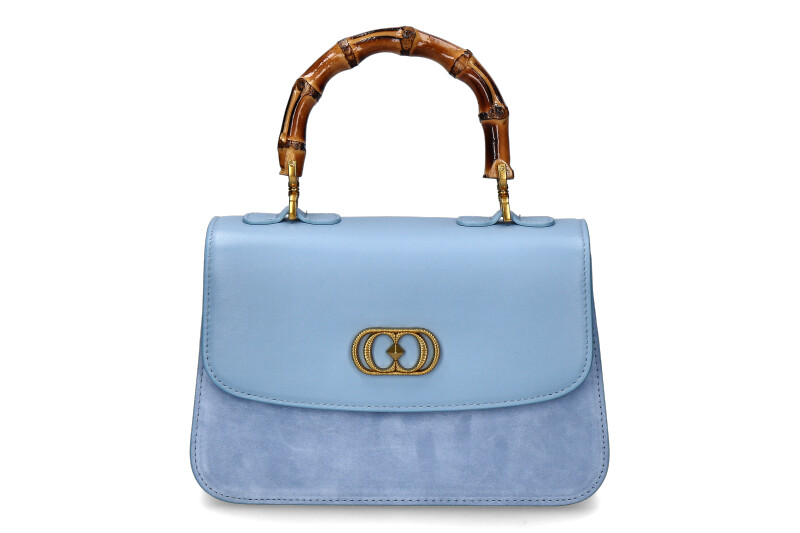 La Carrie handle bag TRANSITION LOLITA MEDIUM LEATHER SUEDE JEANS La Carrie handle bag TRANSITION LOLITA MEDIUM LEATHER SUEDE JEANS