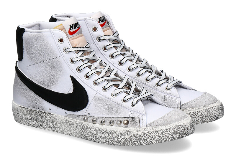 Nike by Ballo da Sola sneaker BLAZER MID '77 VINTAGE WHITE BLACK