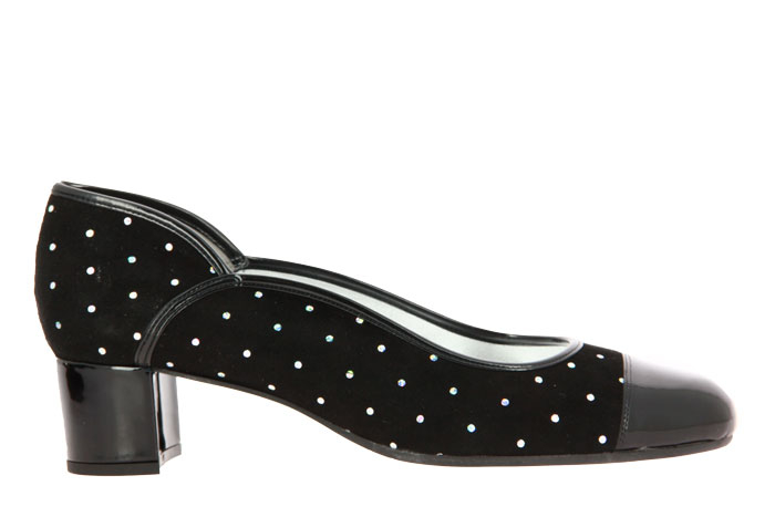 Azuree Cannes pumps RALLYE MOON VERNIS NOIR