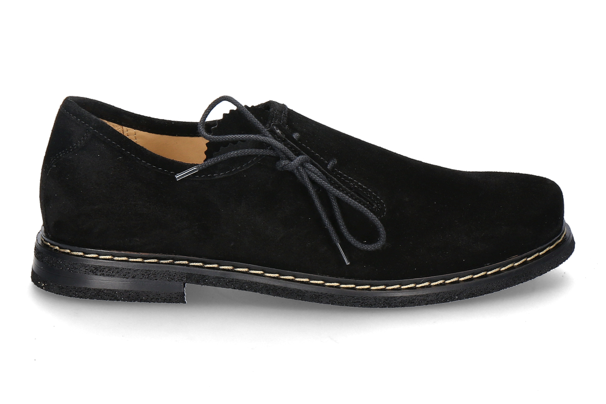 dirndl + bua traditional shoe SUEDE- black