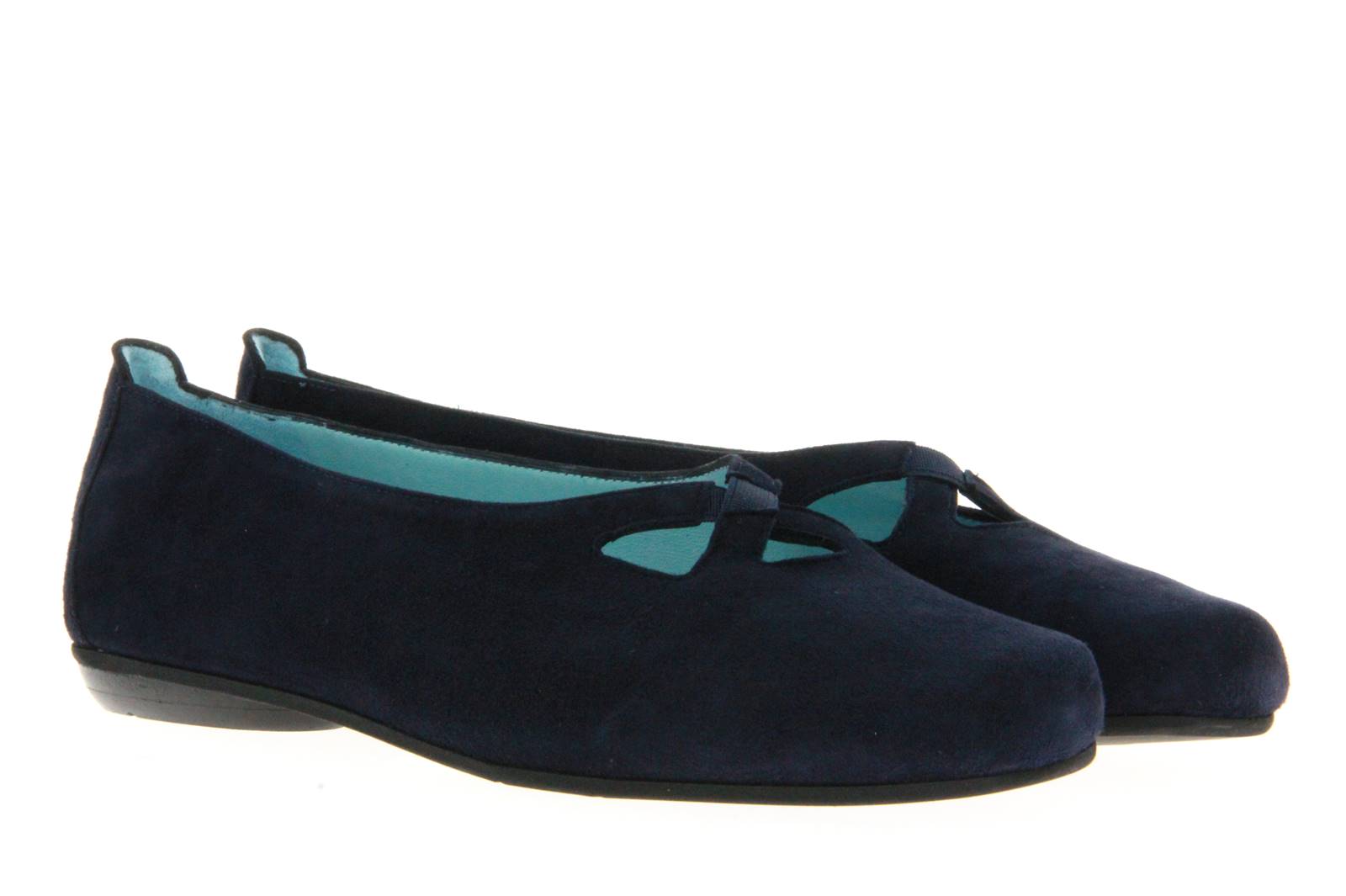 Thierry Rabotin Ballet Flat CAMOSCIO BLU