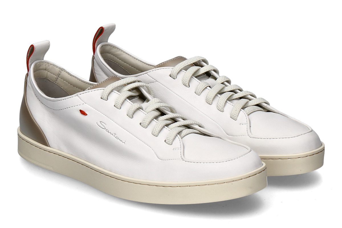Santoni men's- sneaker MONTE CARLO- white