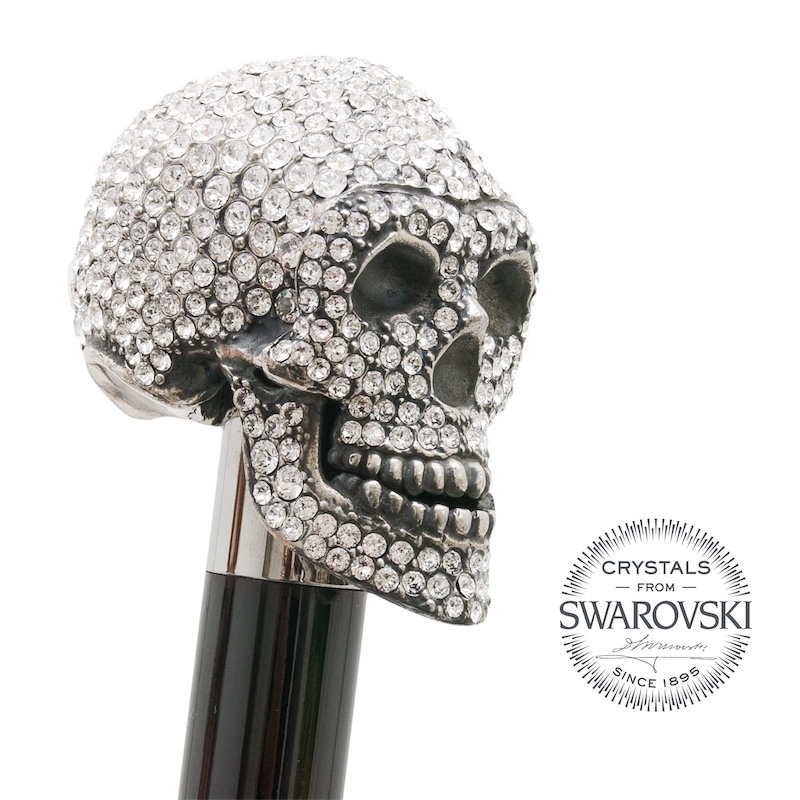 Pasotti shoe horn TESCHIO SWAROVSKI SILBER