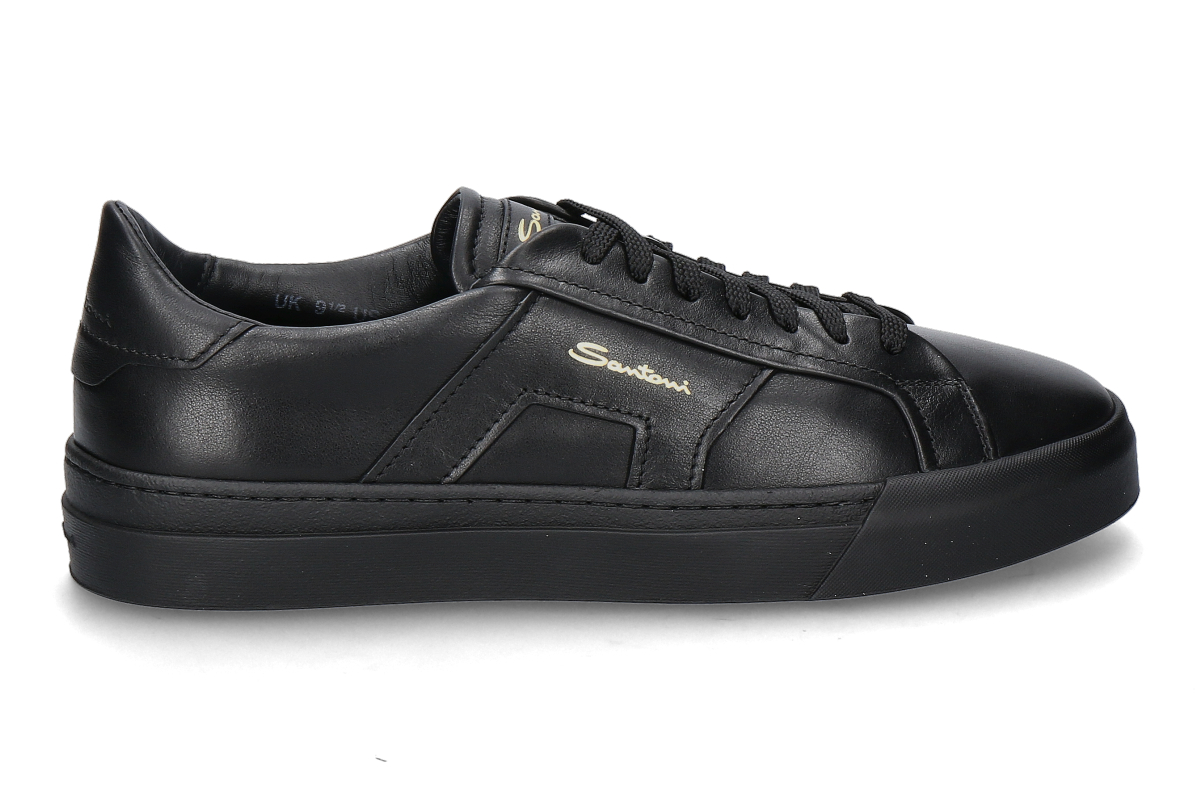 Santoni men's sneaker DBS- black/schwarz 