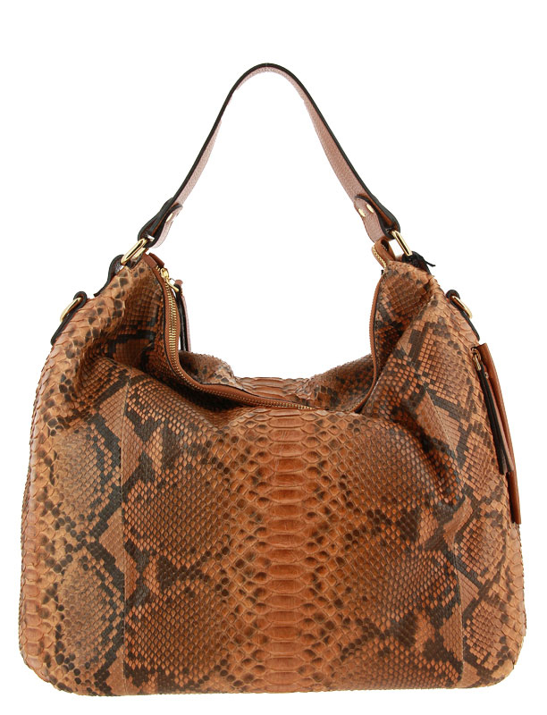 Carol J. bag PYTHON DOLLARO CUOIO 