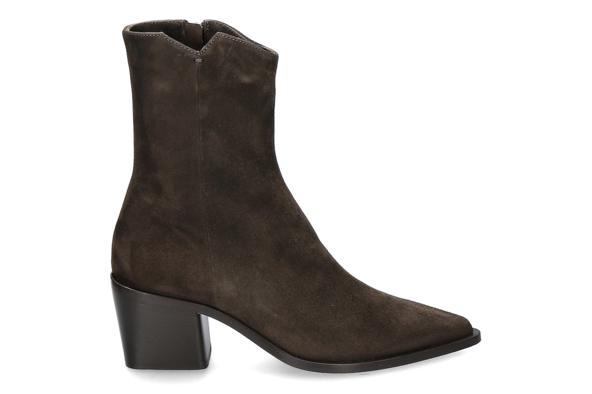 Pomme d'Or ankle boot JULIETTE REVERSE- dusty brown