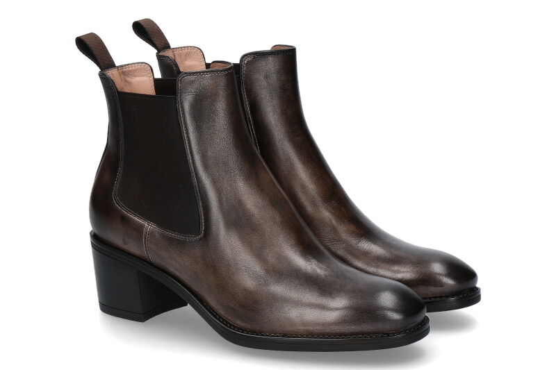 Santoni Chelsea boots NAPPA BROWN