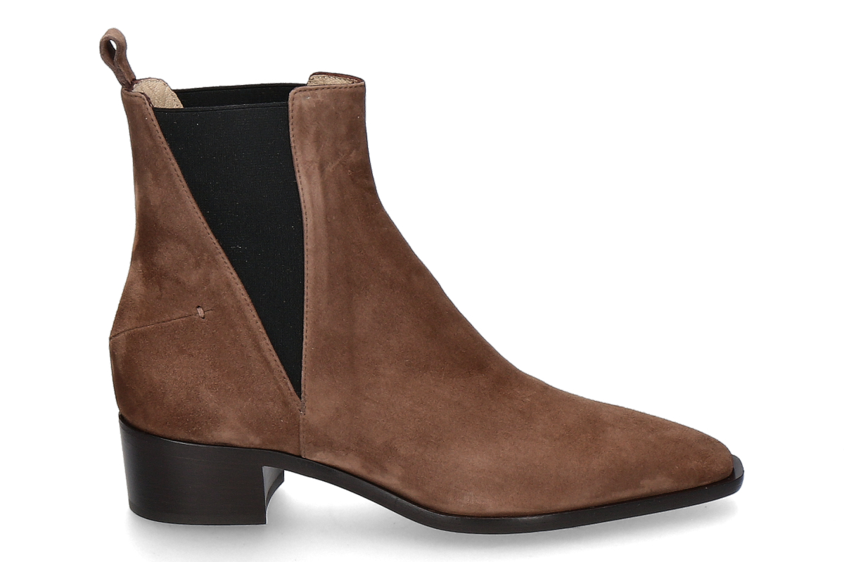 Pomme d'Or chelsea boot LIA REVERSE- espresso/ dark brown
