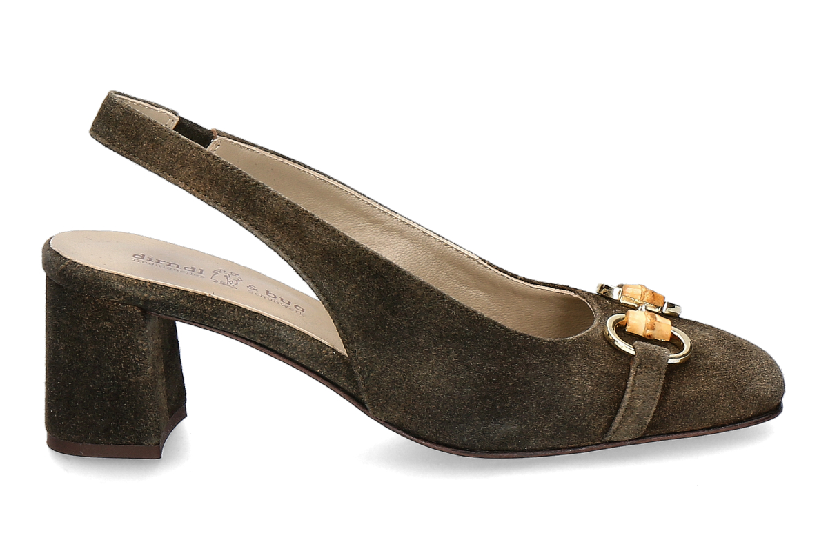 dirndl + bua slingback pumps ANTIKBOCK- akazie/ brown