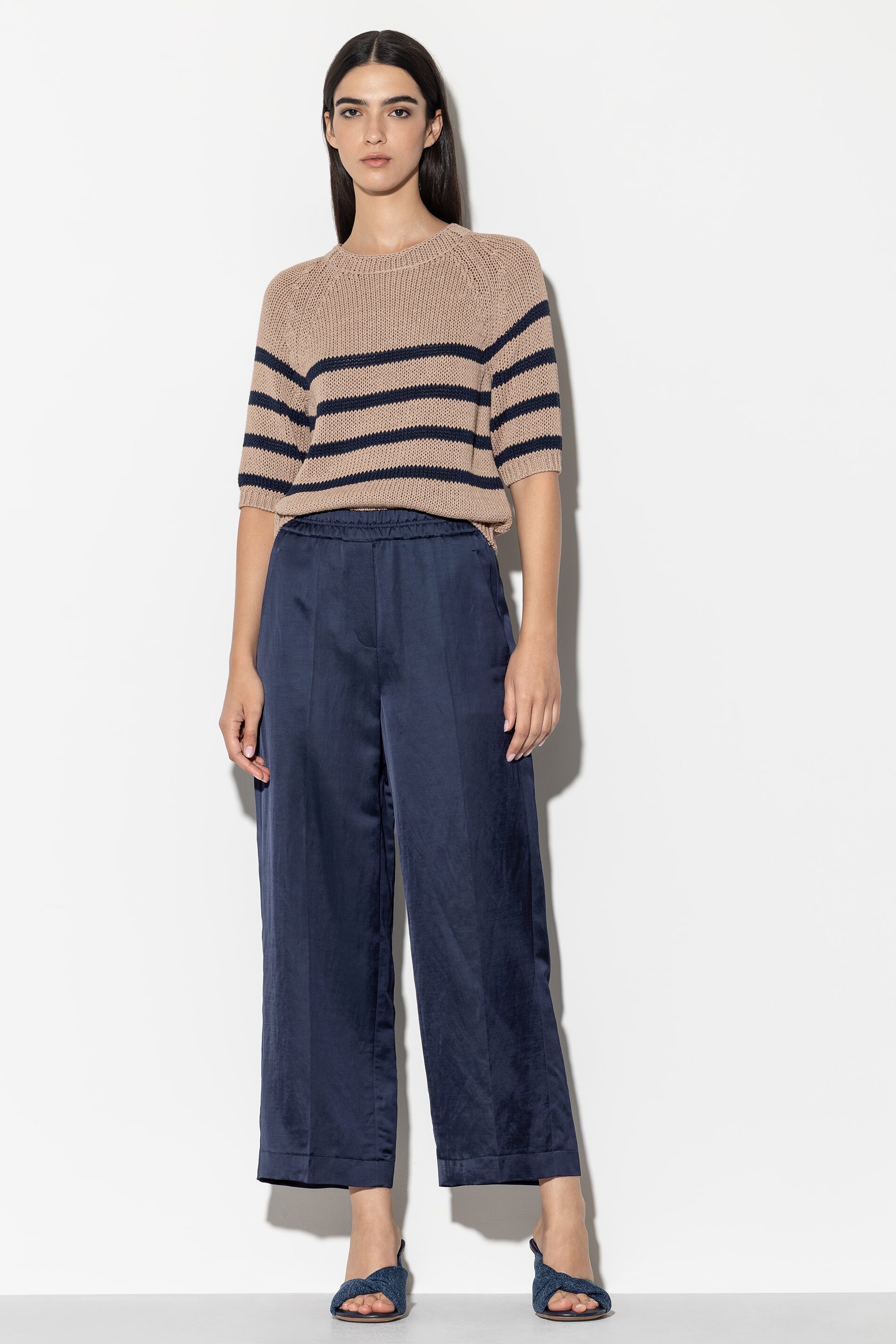 Luisa Cerano Hose WIDE-LEG - dark navy/dunkelblau