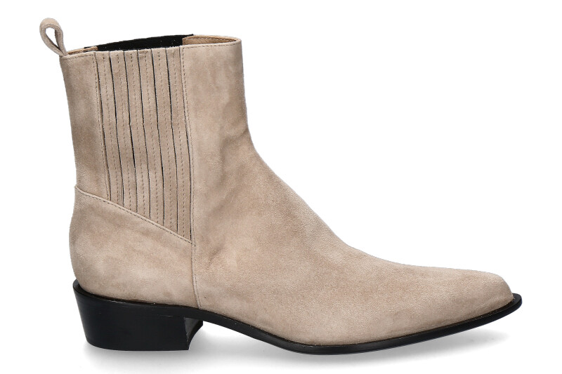 Pomme d'Or ankle boots KATE CAMOSCIO- desert beige