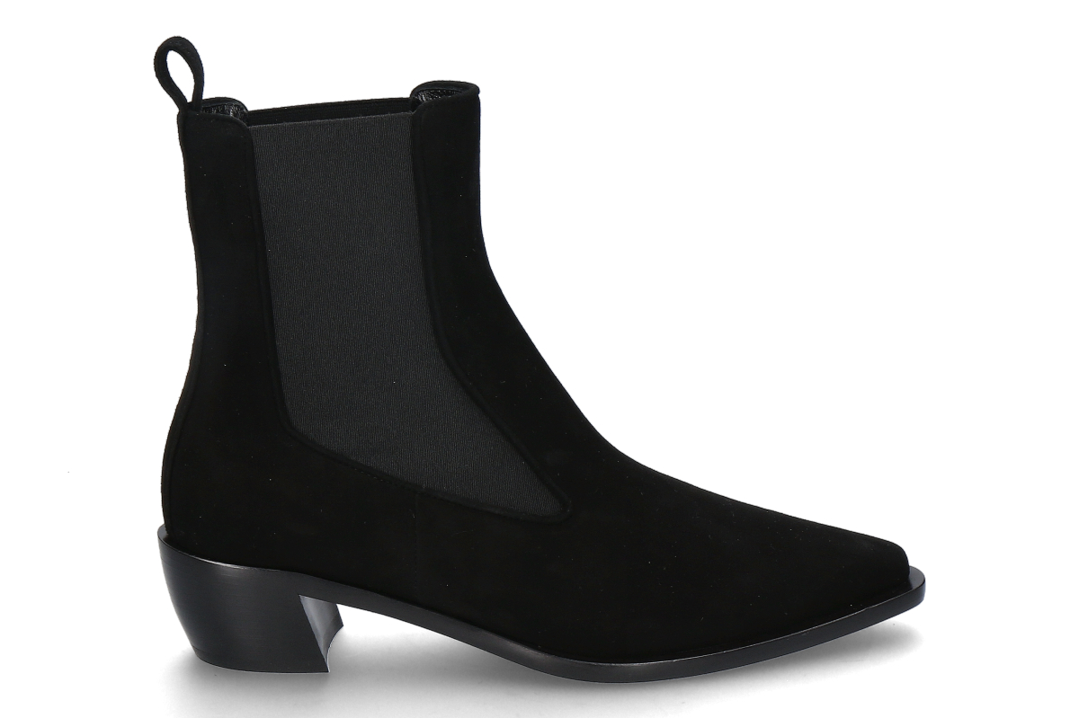 Unützer Chelsea Boot CAMOSCIO- 10 black/schwarz