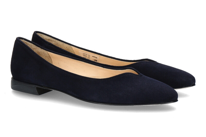 Brunate ballerina FLEX CAMOSCIO BLU