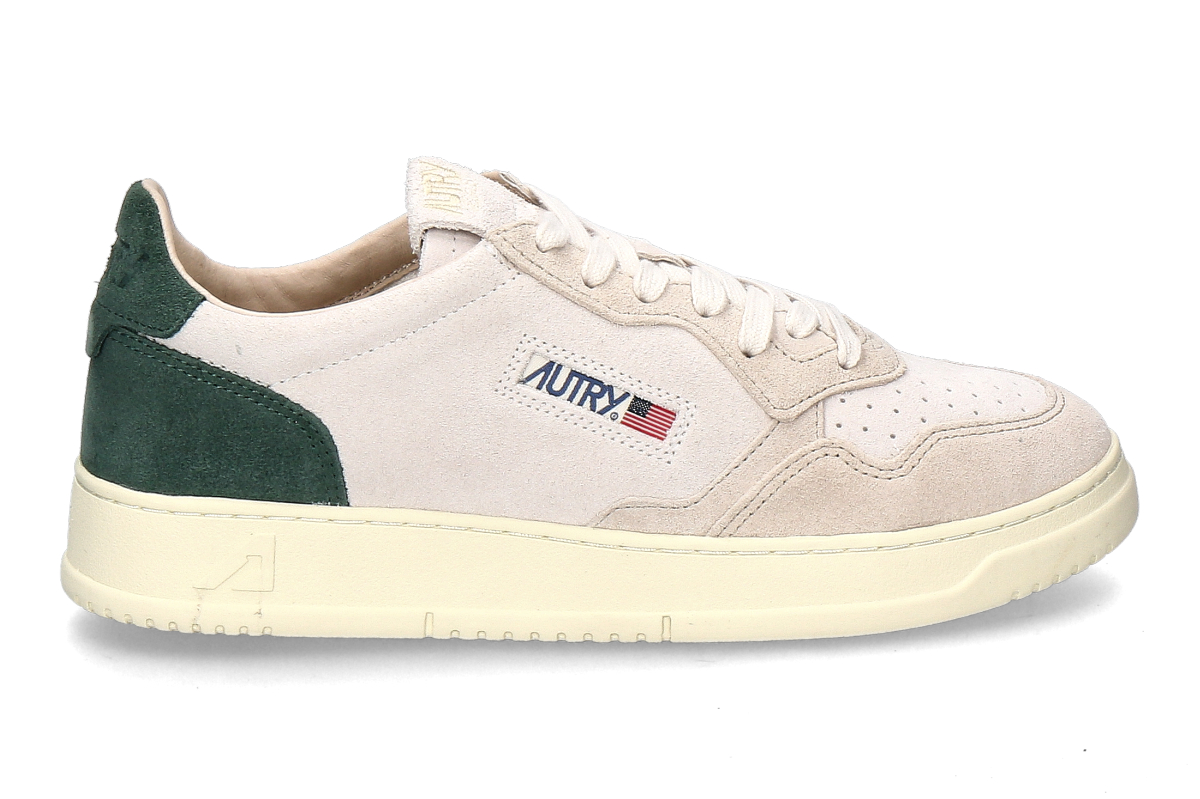 Autry Herren- Sneaker MEDALIST SUEDE TS19- sand/ green