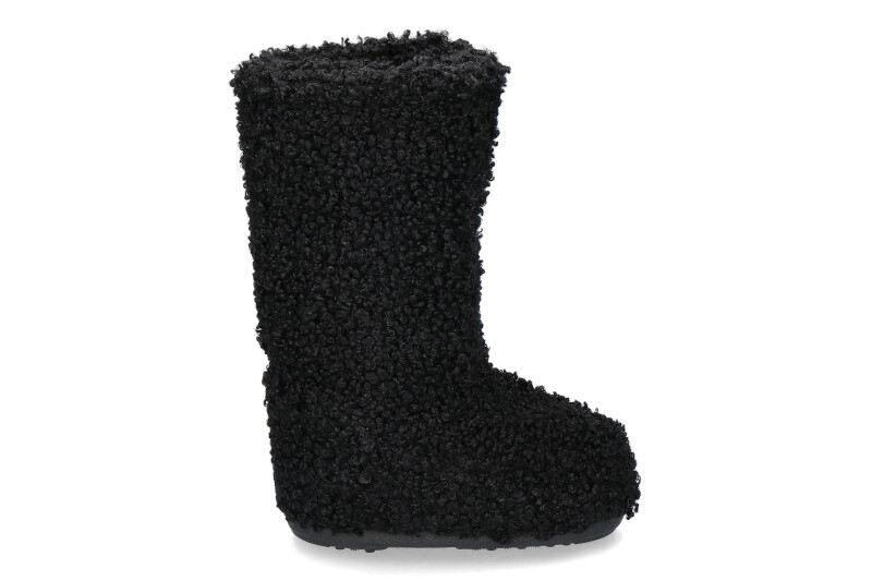 Moon Boot snow boot ICON FAUX FUR CURLY- schwarz