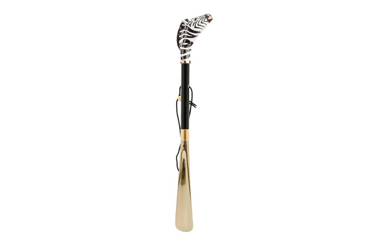 Pasotti shoe horn ZEBRA- black/ white