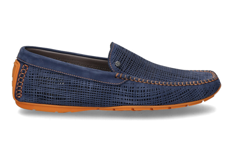 Aldo Bruè moccasin LEATHER ROYAL AZZURRO