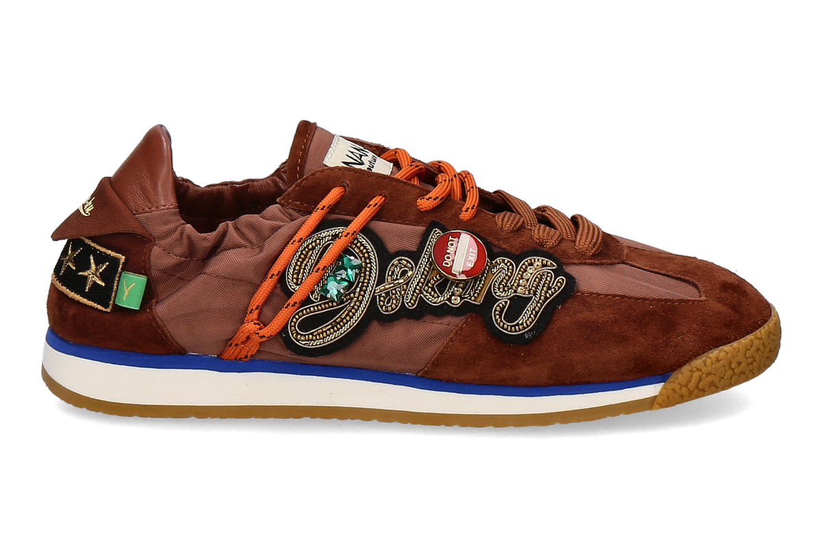 Nan-Ku Couture women's- sneaker EDX- coffee/ brown