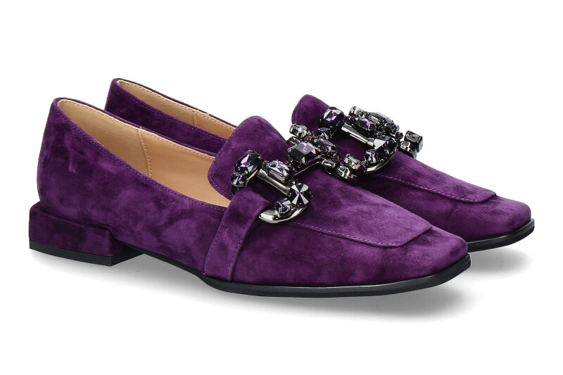 Alma en pena loafer 174 SUEDE- violett