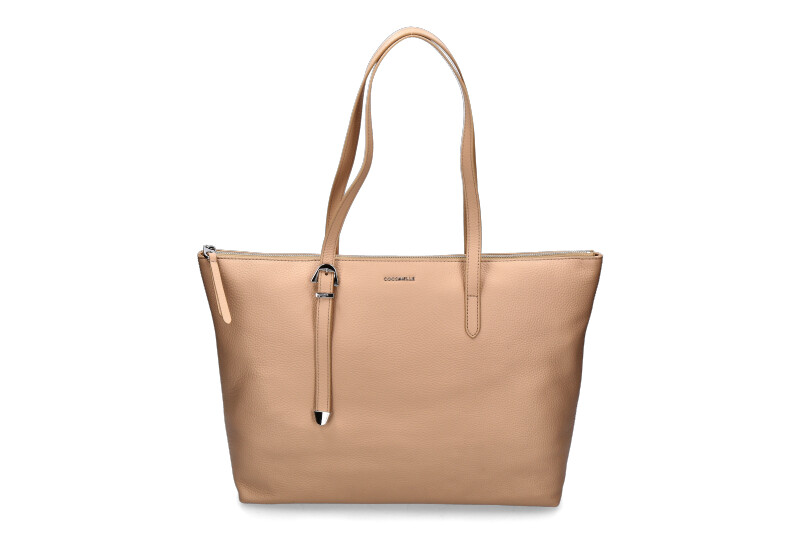 Coccinelle shopper GRAIN LEATHER GLEEN TOASTED