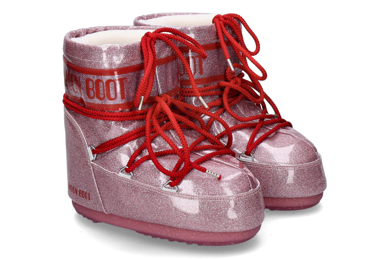 Moon Boot snow boot ICON LOW GLITTER- pink