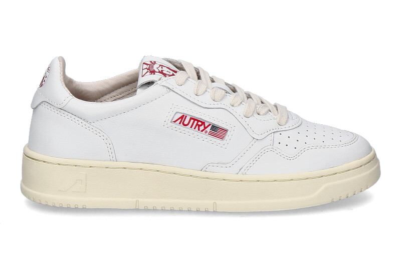 Autry sneaker LOW WOMAN LEATHER WHITE