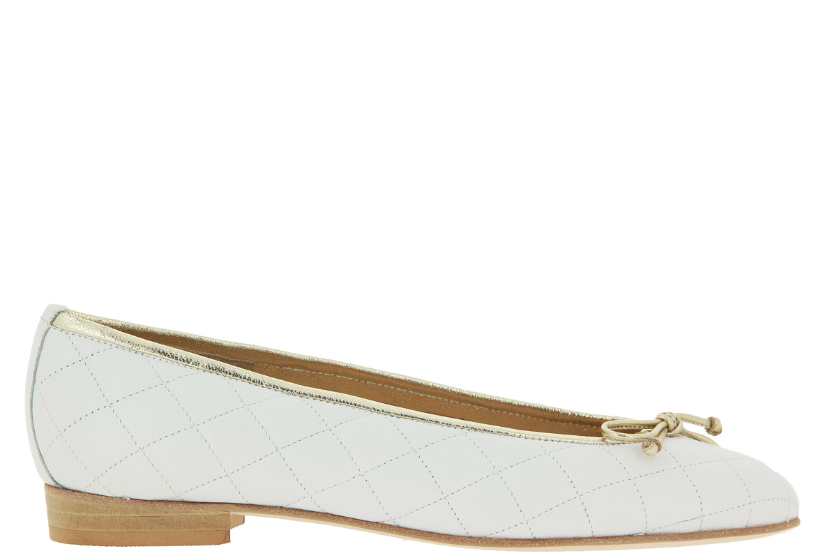 Lorbac Ballerina MEFY QUILTED WHITE ORO