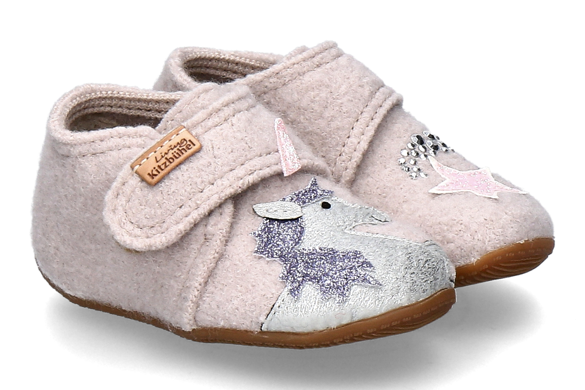 Living Kitzbühel by Gottstein girls- house slipper EINHORNZAUBER- oat milk