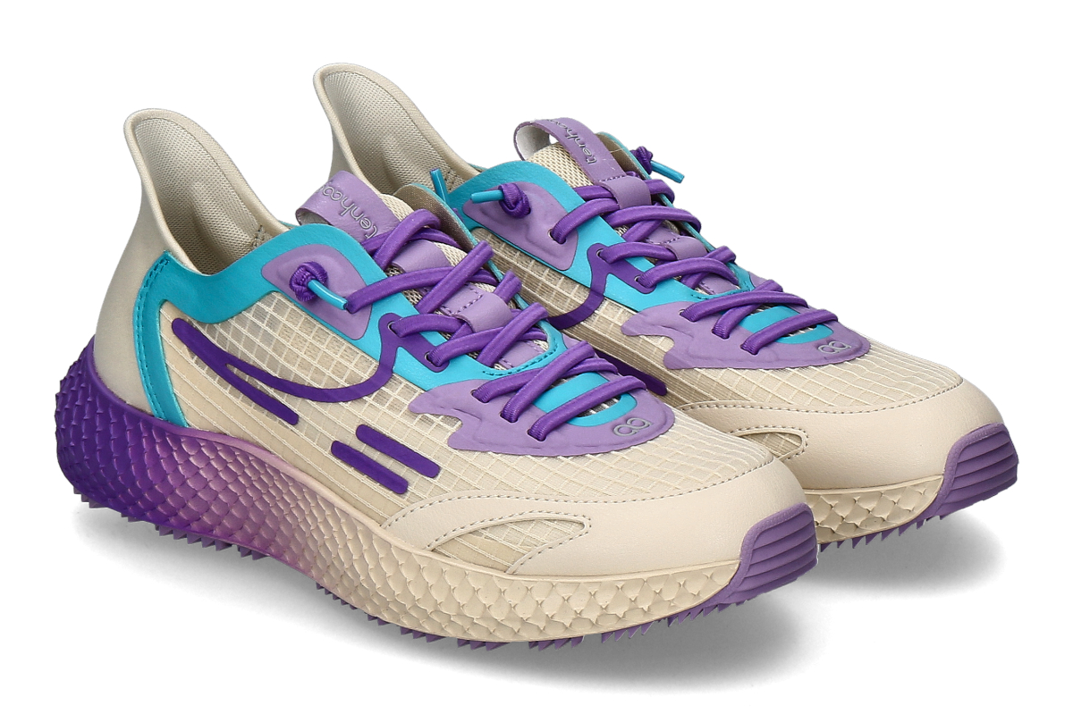 tenhaag women's- sneaker EASYHAAG- beige/ acqua/ lavender