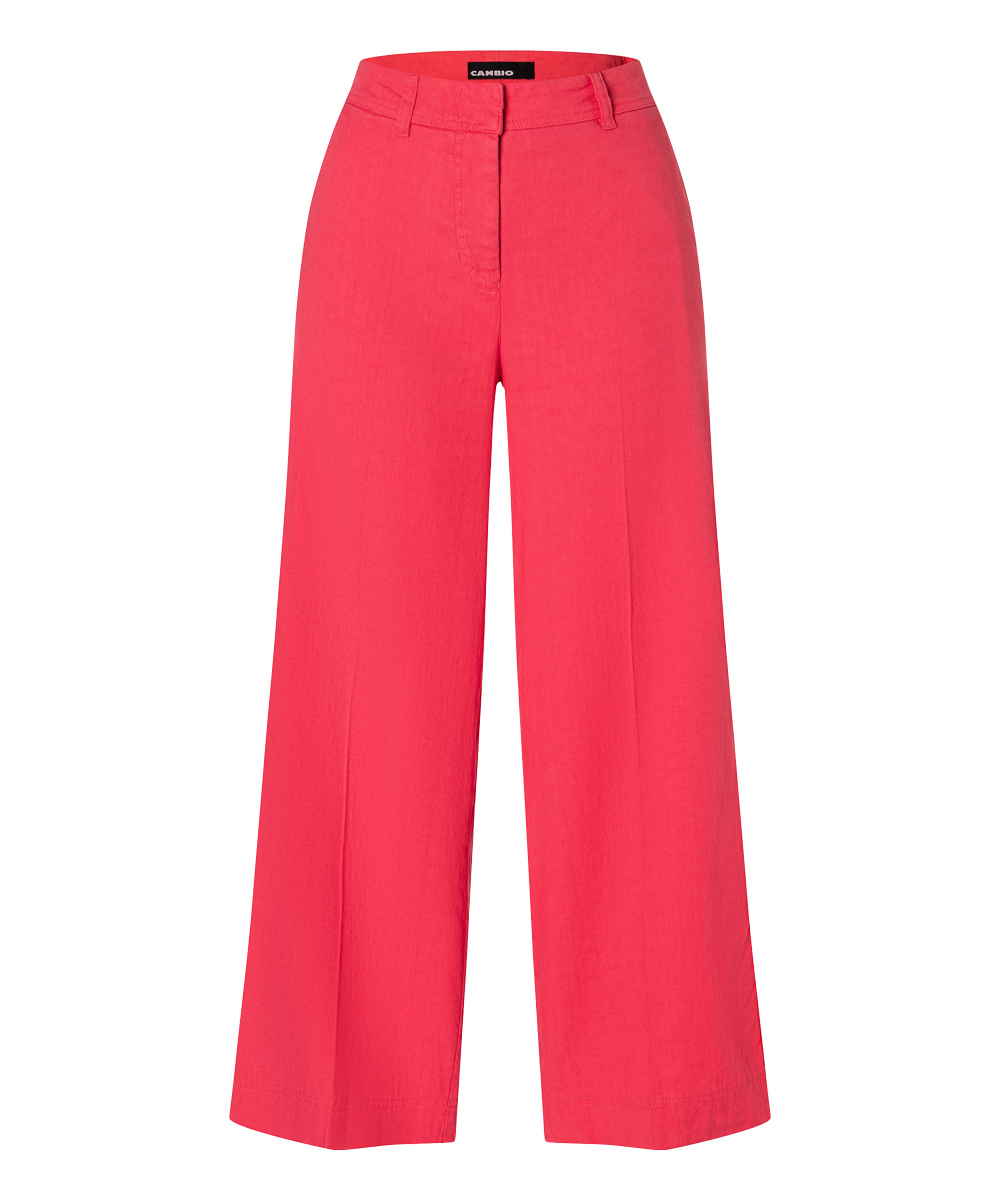Cambio linen trousers AMY STRAWBERRY SHAKE