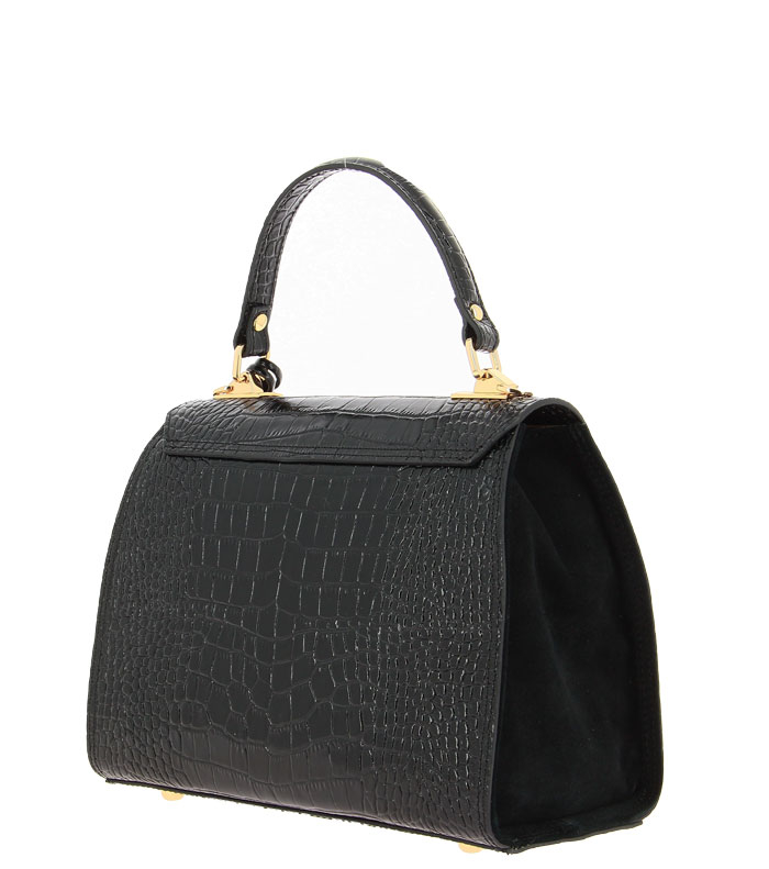 Carol J. bag VERNICE COCCO NERO