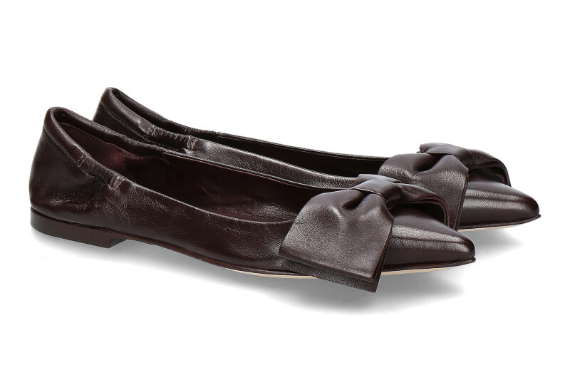Pomme d' Or ballerina INGRID GLOVE- choccolate/dark brown