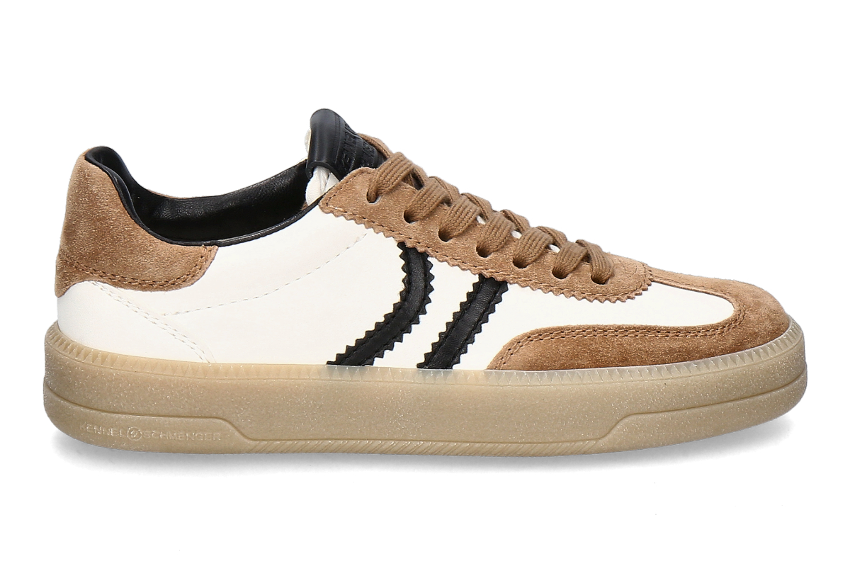 Kennel & Schmenger Sneaker BOX SUEDE NAPPA- offwhite brown