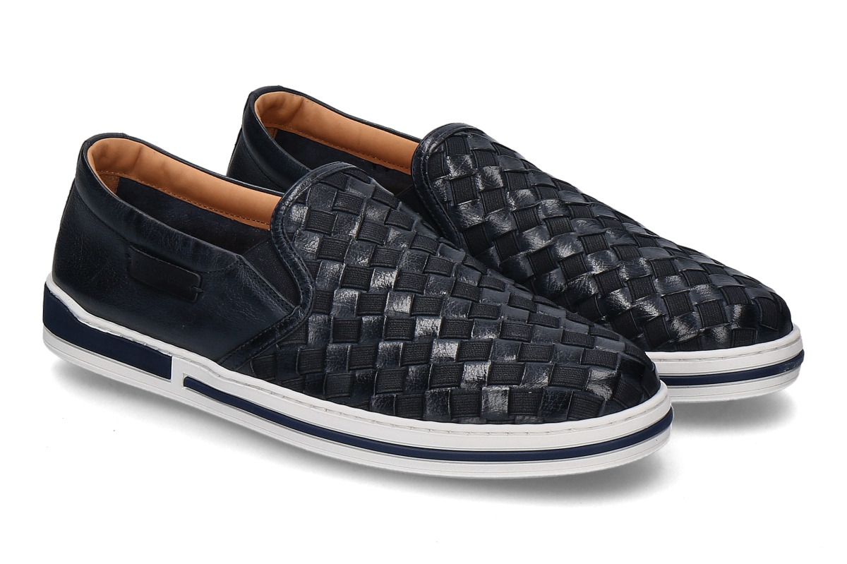 Galizio Torresi Slipper BUFALO ELASTICO- blue