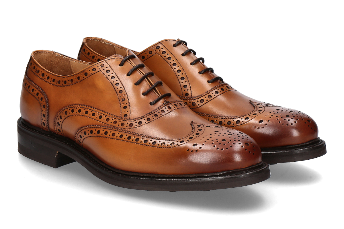 Berwick Men's Lace-Up Shoes VEGANO TAN - brown