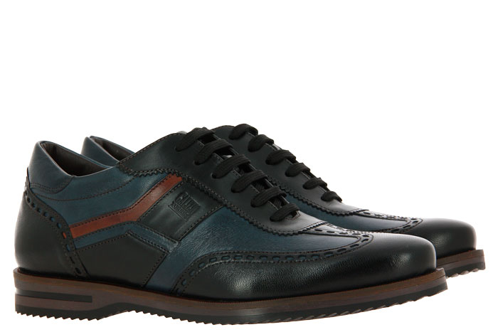 Galizio Torresi sneaker VEGAS NERO BLU INDIO