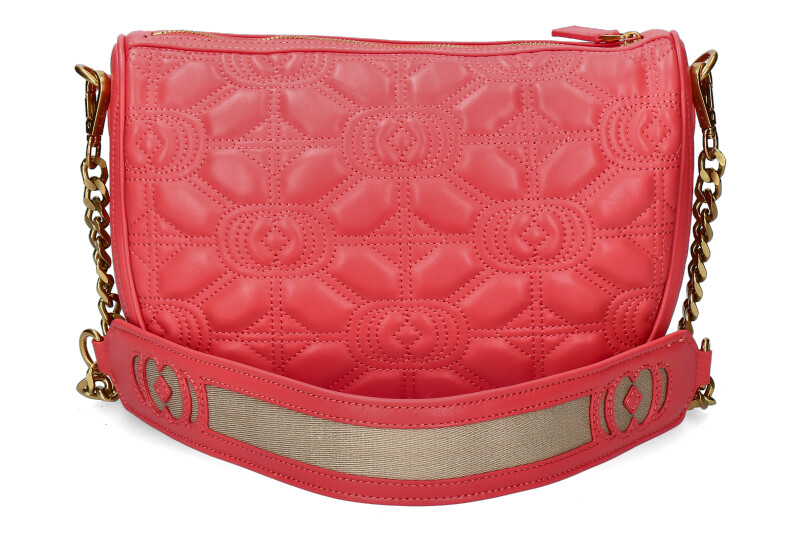 La Carrie shoulder bag LEATHER CORAL