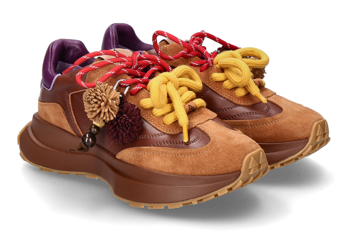 Elena Iachi women's- sneaker SPACE EE60- pampero/ brown